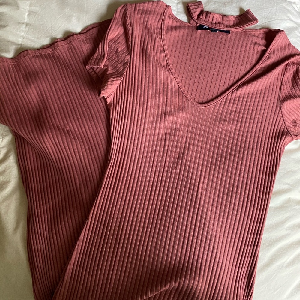 skinny dress w mock neck top